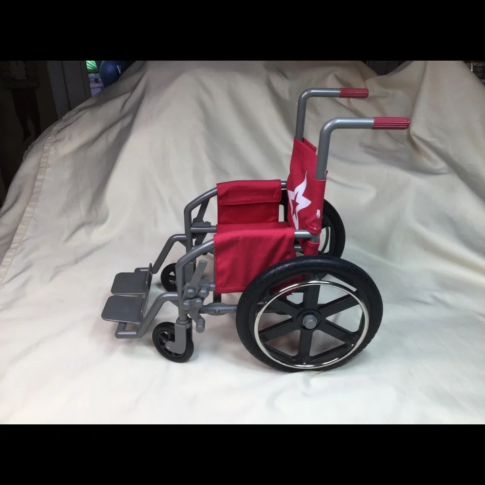 American Girl Red Star Doll Wheelchair